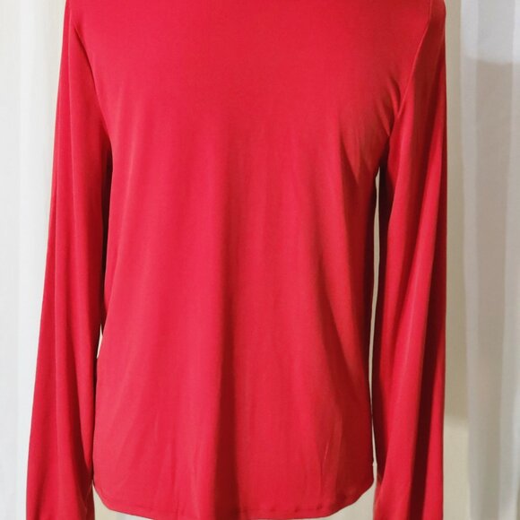 NWT- Red Blouse with Gold Studs - Picture 5 of 5
